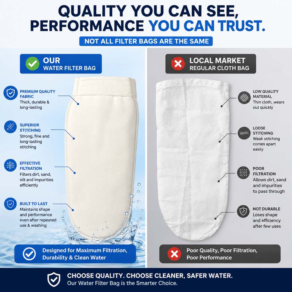 Water Tank Filter Bag – Removes Rust, Dirt & Sediment