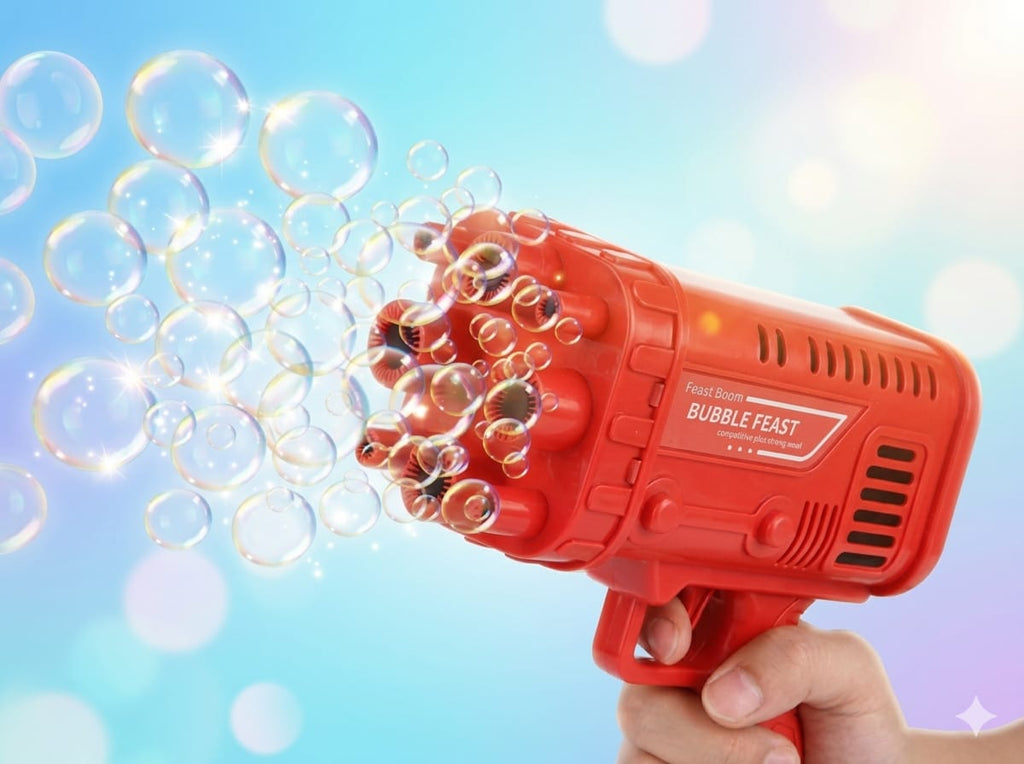 Space Rocket Bazooka Education Gun – 25-Hole Soft Bullet Toy Gun for Kids