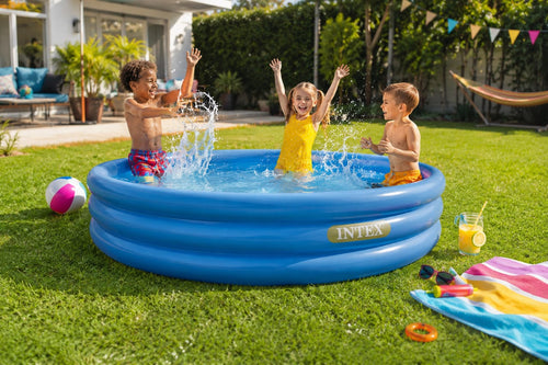 Intex Wet Set Collection 3-Ring Inflatable Kids Pool