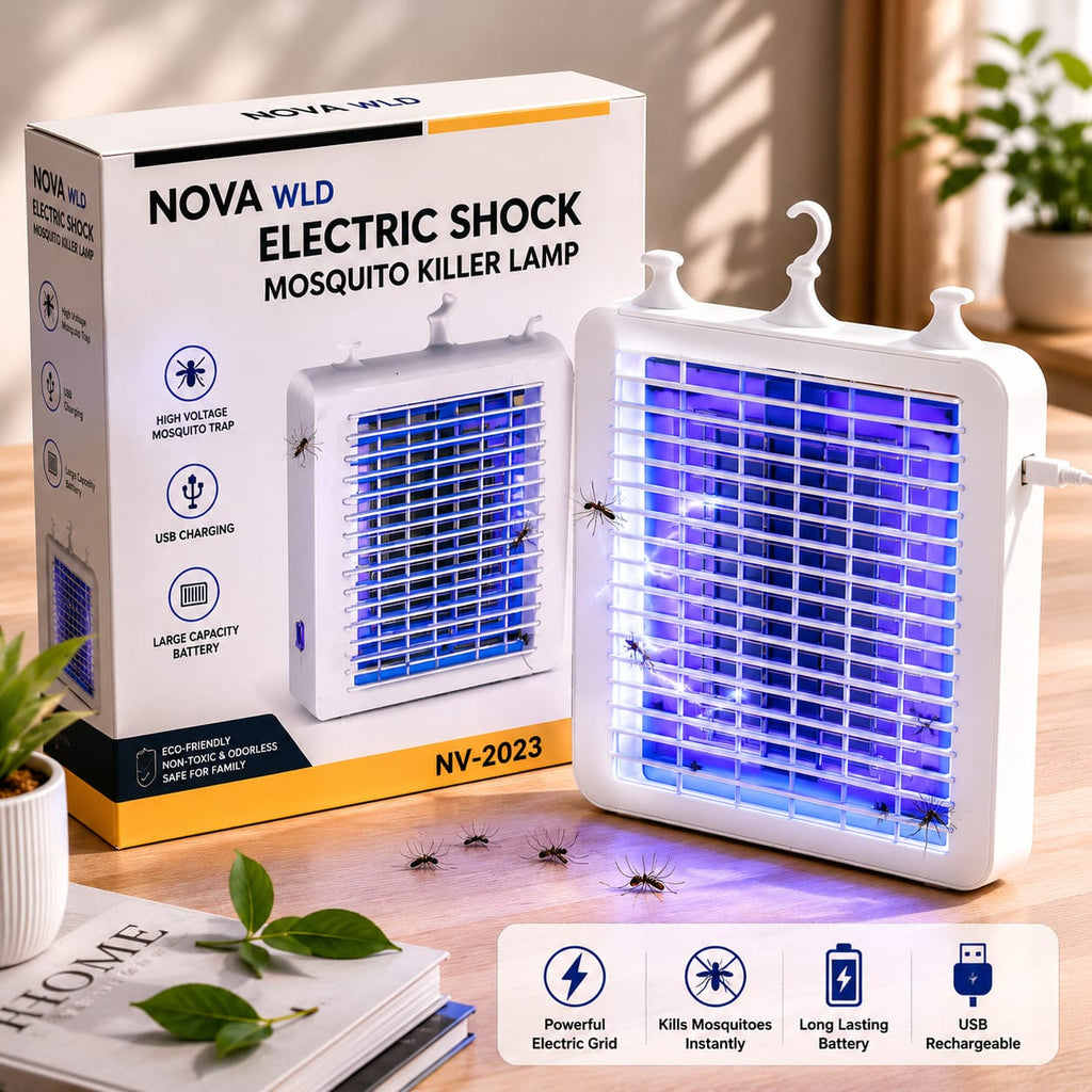 Nova WLD Electric Shock Mosquito Killer Lamp – USB Charging | NV-2023